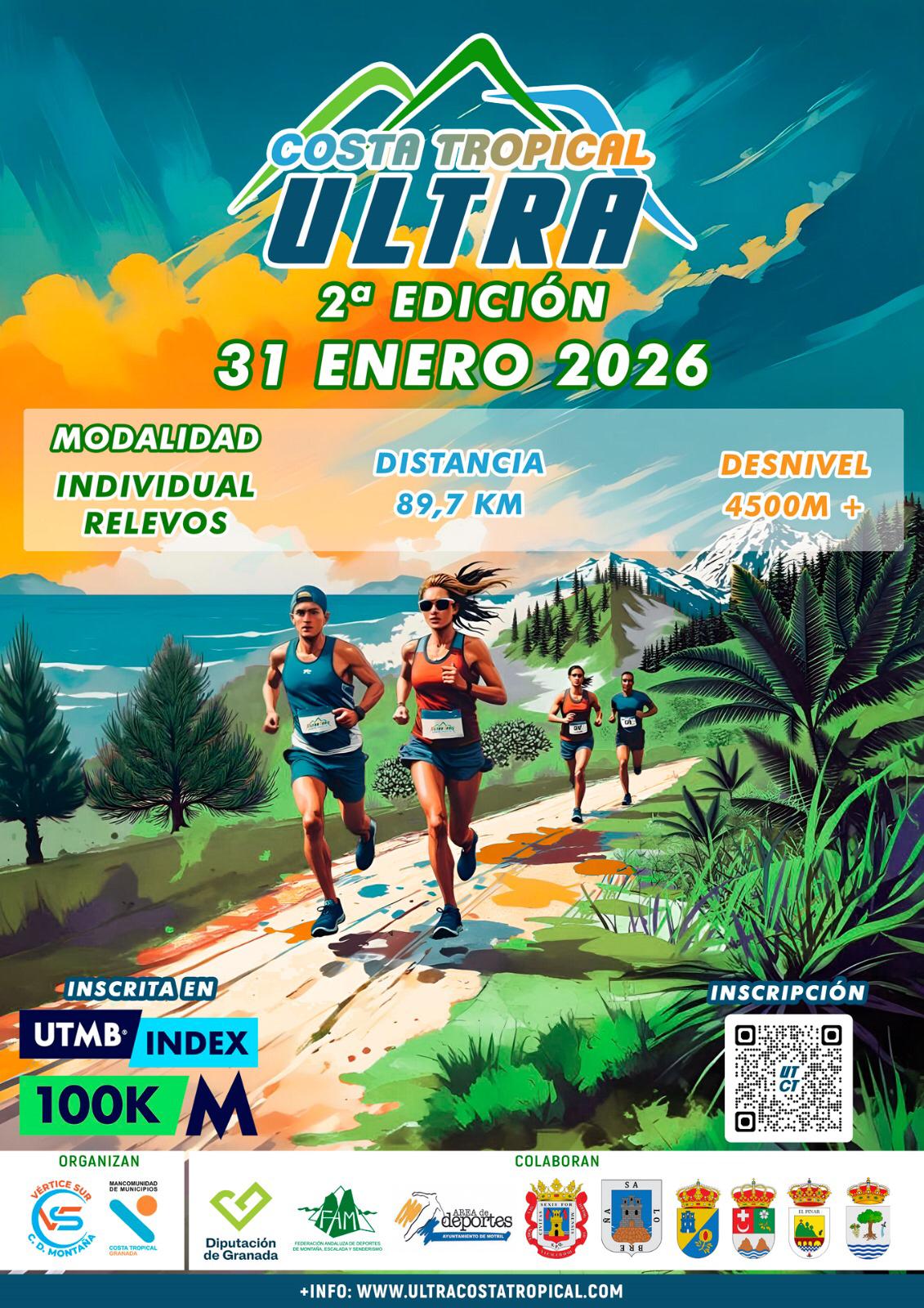 Mancomunidad y Club Deportivo de Monta�a V�rtice Sur organizan la II Ultra Costa Tropical 

