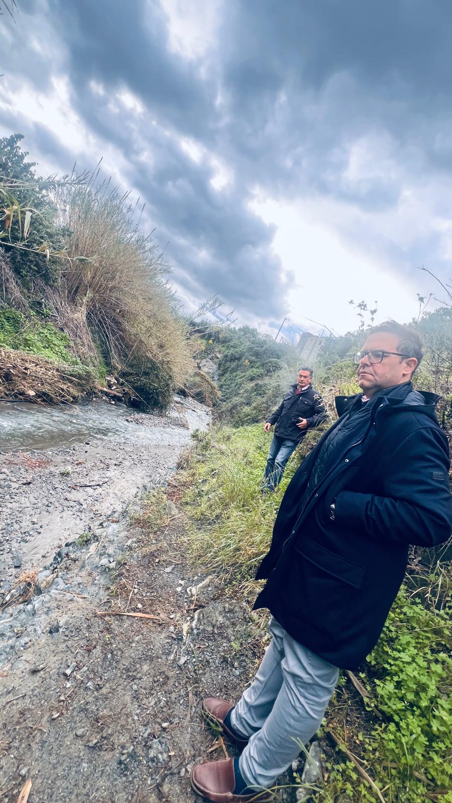 Mancomunidad trabaja para reparar con la m�xima rapidez la aver�a en la conducci�n de �trabo causada por la borrasca Kristin

