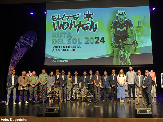 La Mancomunidad de la Costa Tropical patrocina el maillot de metas volantes de la Vuelta ciclista a Andaluca lite Women
